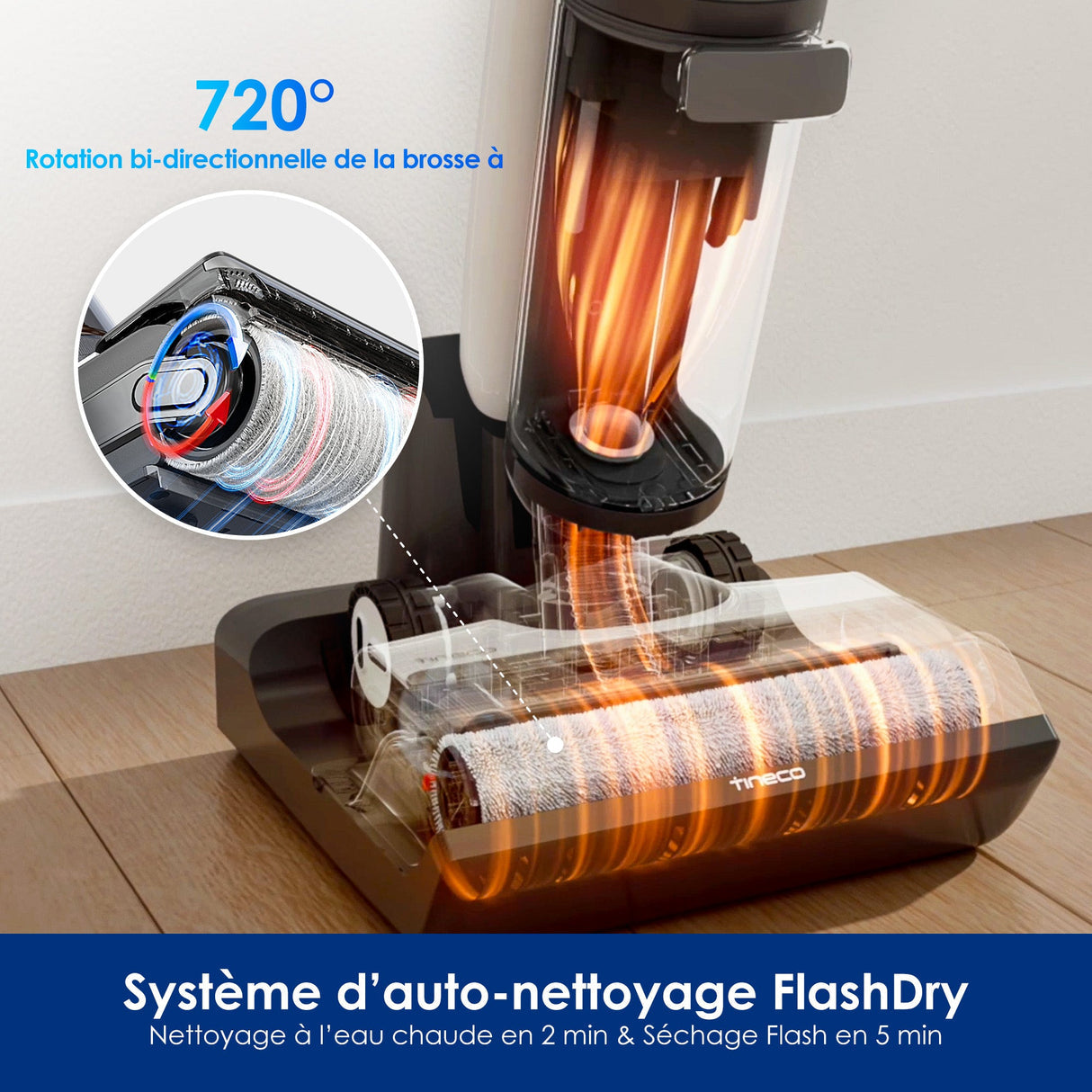 Tineco FLOOR ONE SWITCH S7 Laveur Intelligent Multi-Fonctions