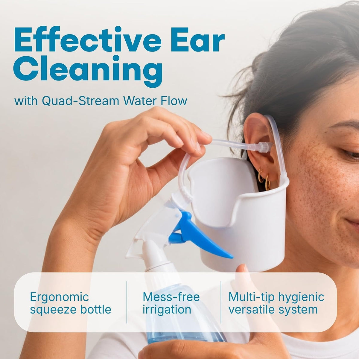 Utilisation du Medi Grade Ear Washer avec le bassin mains libres – Algérie