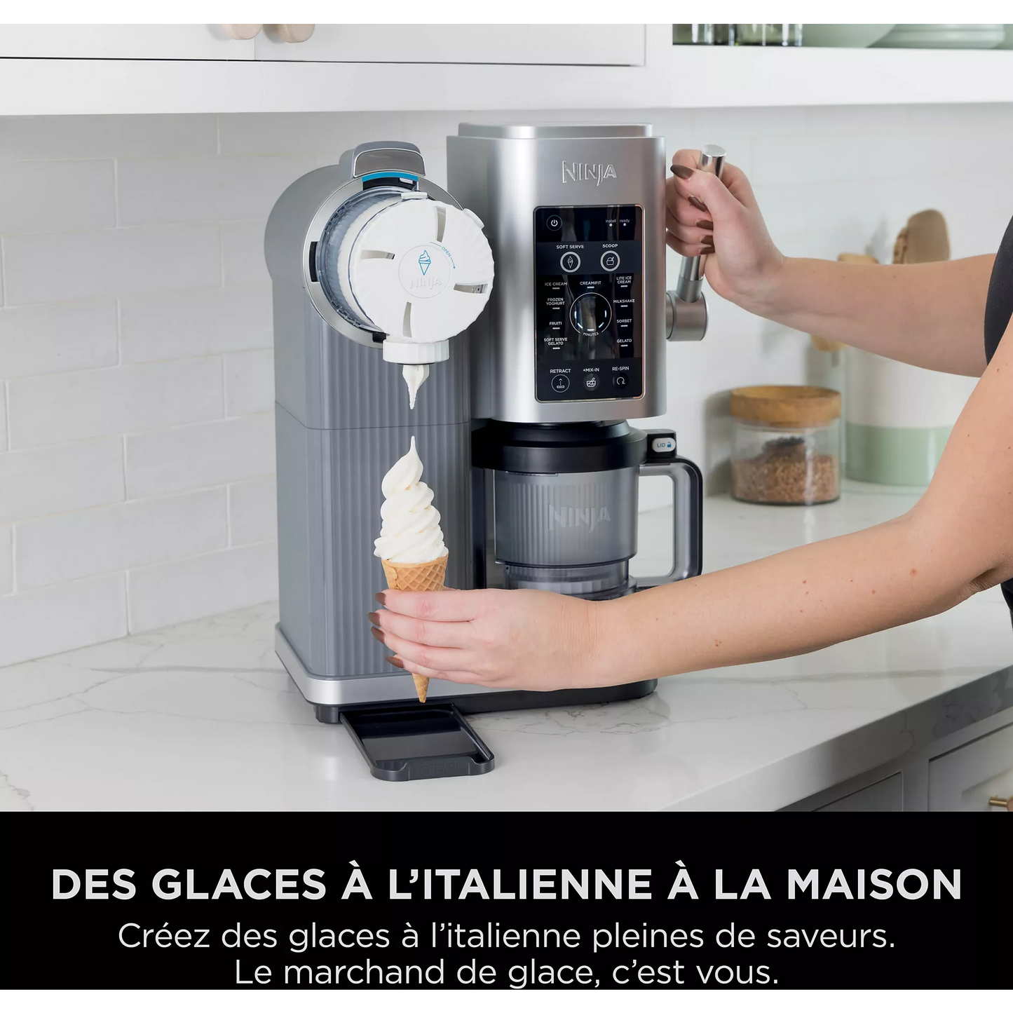 Ninja Swirl CREAMi – Machine 13-en-1 pour Glaces & Délices Givrés