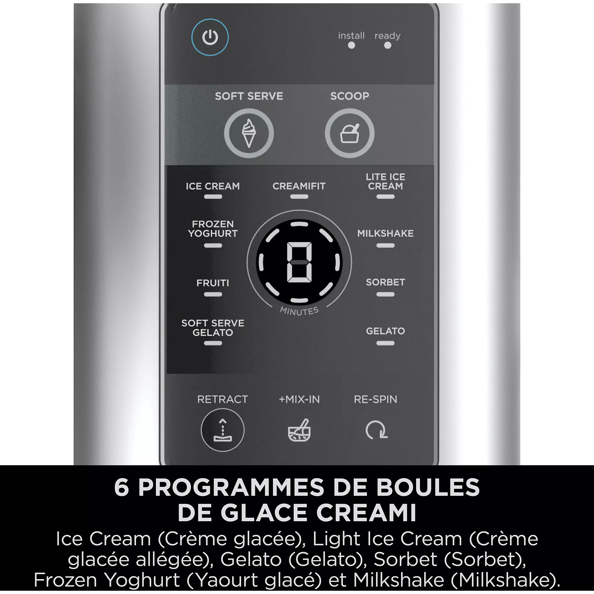 Ninja Swirl CREAMi – Machine 13-en-1 pour Glaces & Délices Givrés