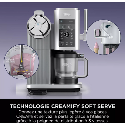 Ninja Swirl CREAMi – Machine 13-en-1 pour Glaces & Délices Givrés