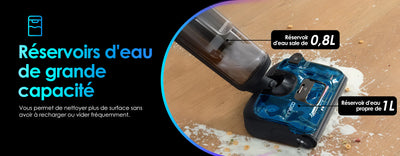 Tineco Floor One S7 Stretch – Aspirateur Laveur Sans Fil Intelligent