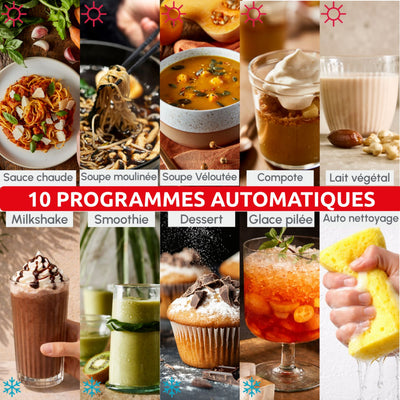 Moulinex PerfectMix Cook – 10 programmes automatiques chauds et froids