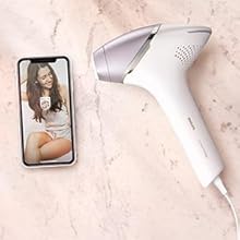 Philips Lumea Epilateur à lumiere pulsee Serie 8000 - Epilateur avec technologie SenseIQ,