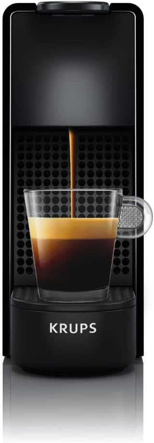 Nespresso Krups Machine à Café Essenza Mini Noir Cafetière à Capsules