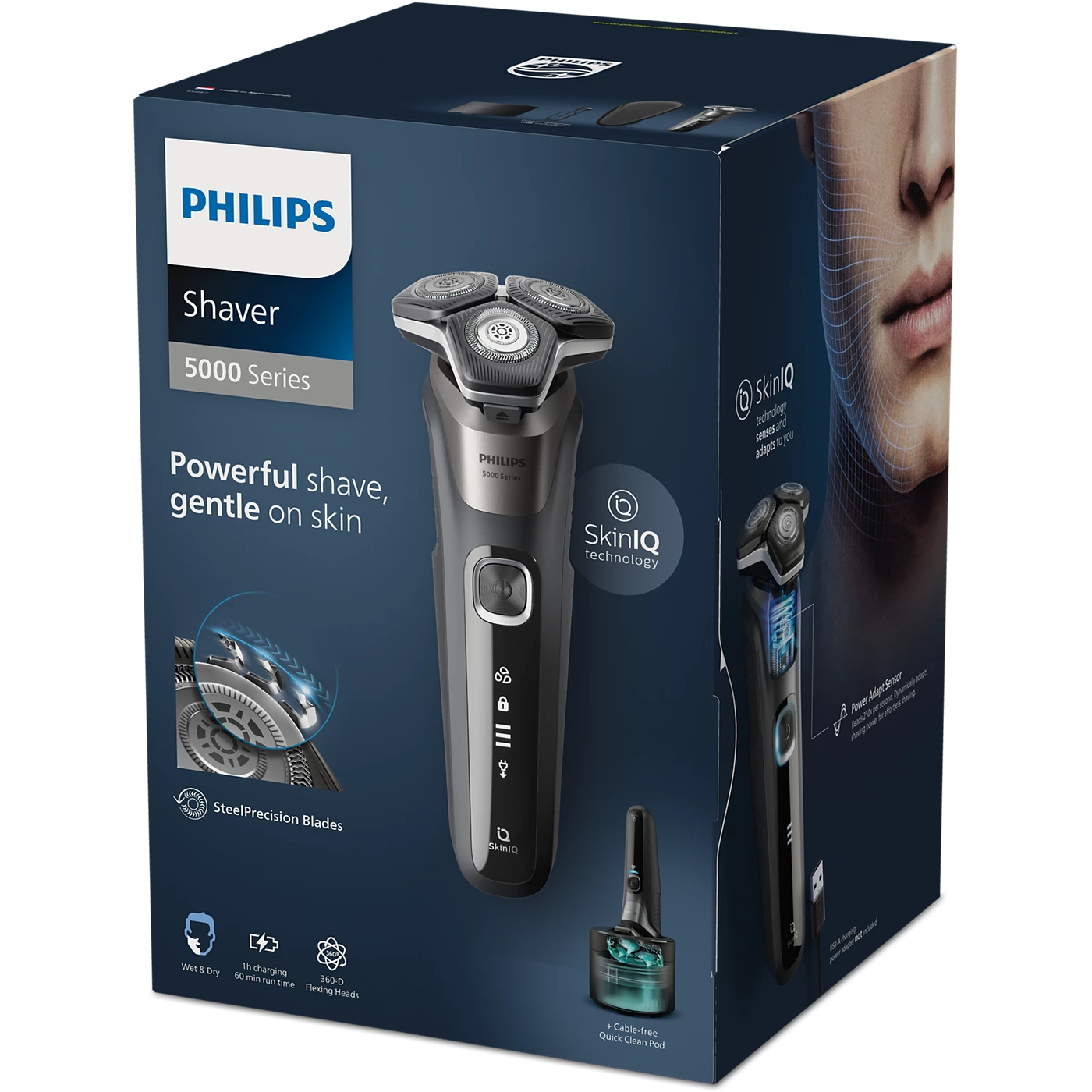 Philips Rasoir Series 5000 – Précision, Confort et Polyvalence pour un Rasage Parfait