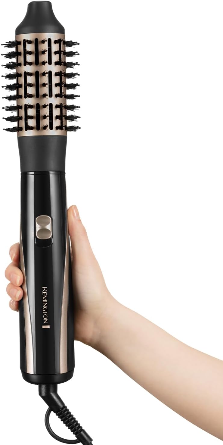 Remington Brosse soufflante Blow & Dry Caring Air Styler pour tous les types de cheveux, avec 6 accessoires de coiffage.