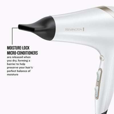 Remington HYDRAluxe Sèche-Cheveux AC8901 – 2300W, Ionic & Hydracare