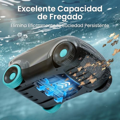 Aiper Scuba E1 – brosse rouleau silicone et aspiration du fond