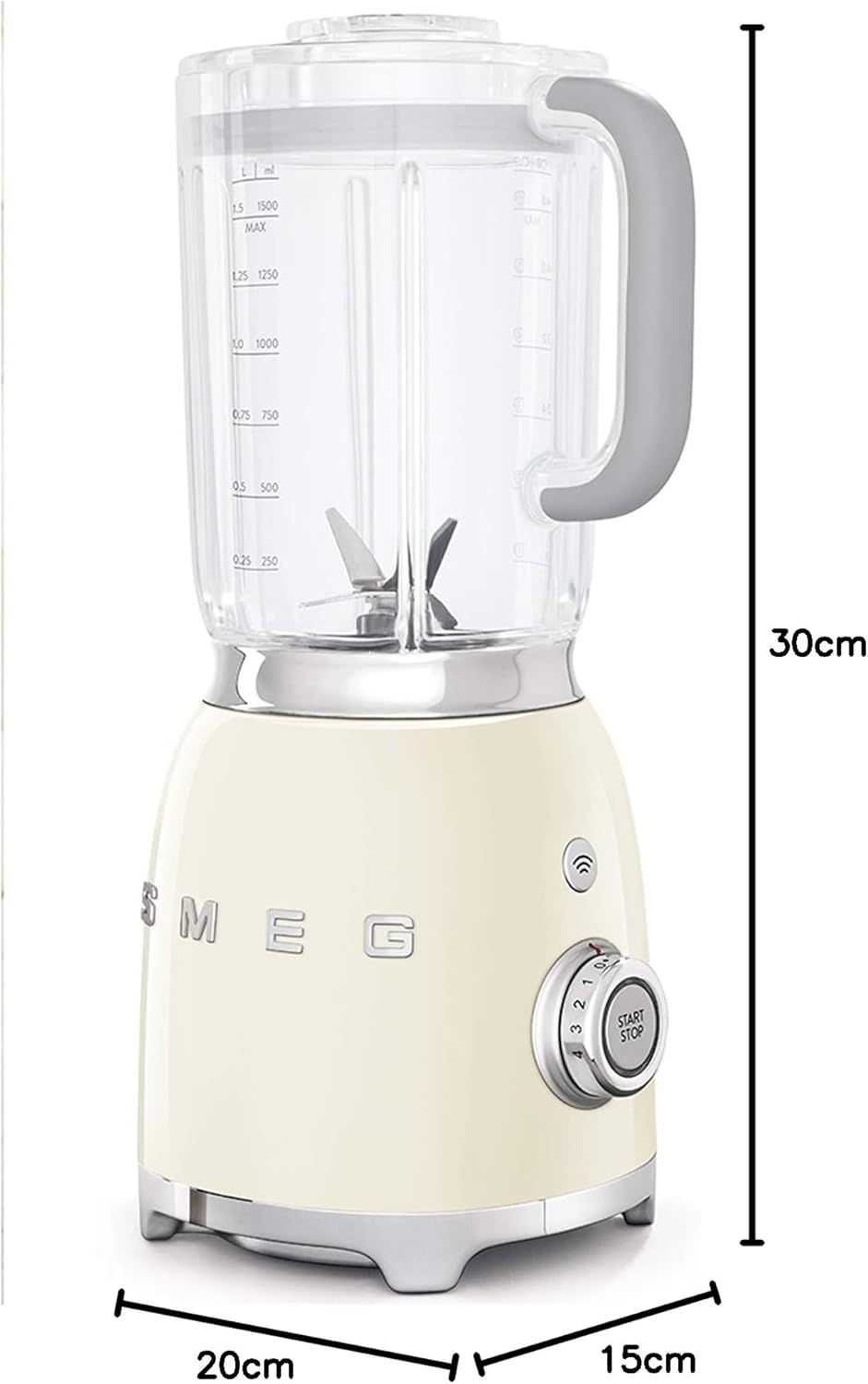 Blender Smeg 1,5 L préparation soupe et velouté