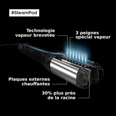 SteamPod 4 - Lisseur Boucleur Vapeur Professionnel
