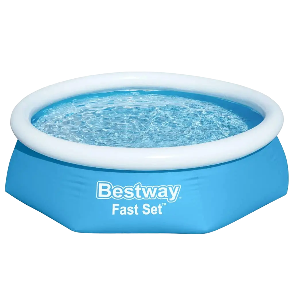 Bestway Piscine autoportante Fast Set™ ronde 244 x 61 cm