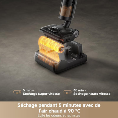 Dreame H12 pro flexreach  Aspirateur Laveur Sans Fil - Nettoyage Humide et Sec