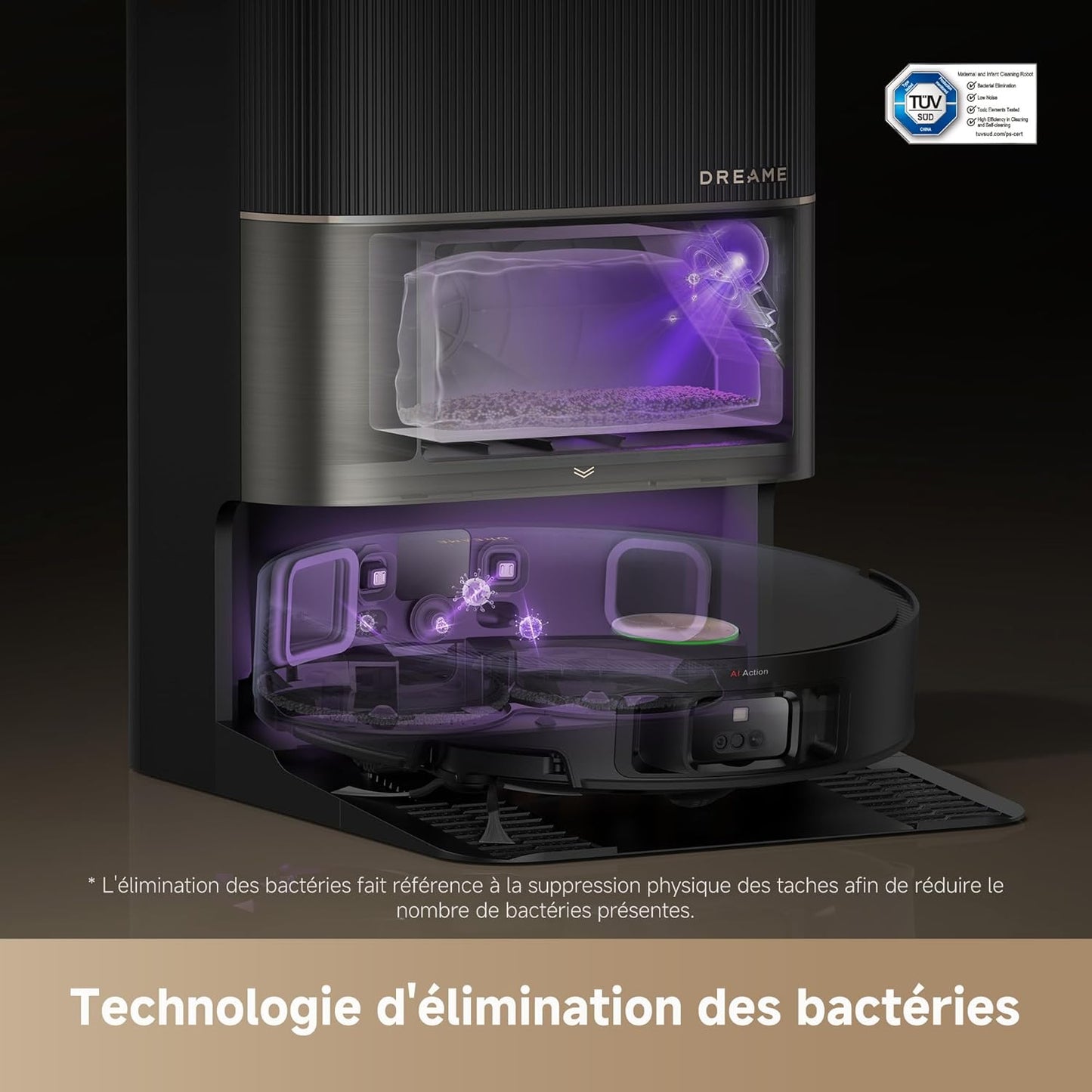 Dreame X50 Ultra Complete Noir Robot Aspirateur Laveur