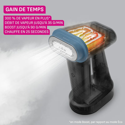 Calor Défroisseur Vapeur 3-en-1 pour Vêtements | Steamer Puissant Chauffe Rapide