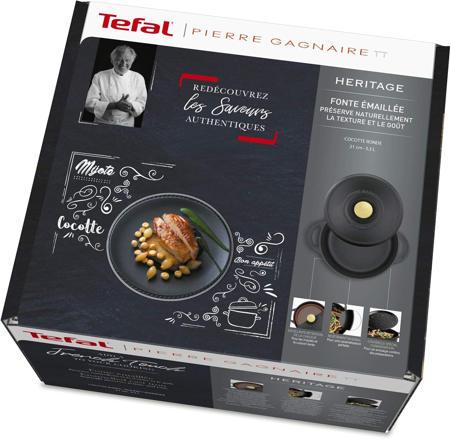 TEFAL fonte Pierre Gagnaire heritage
