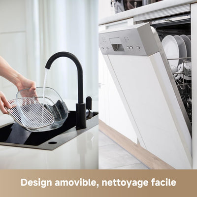 Friteuse à Air Dreame Tasti 4.5L + 2.5L - Sans Huile, Technologie Intelligente, 12 Programmes Automatiques