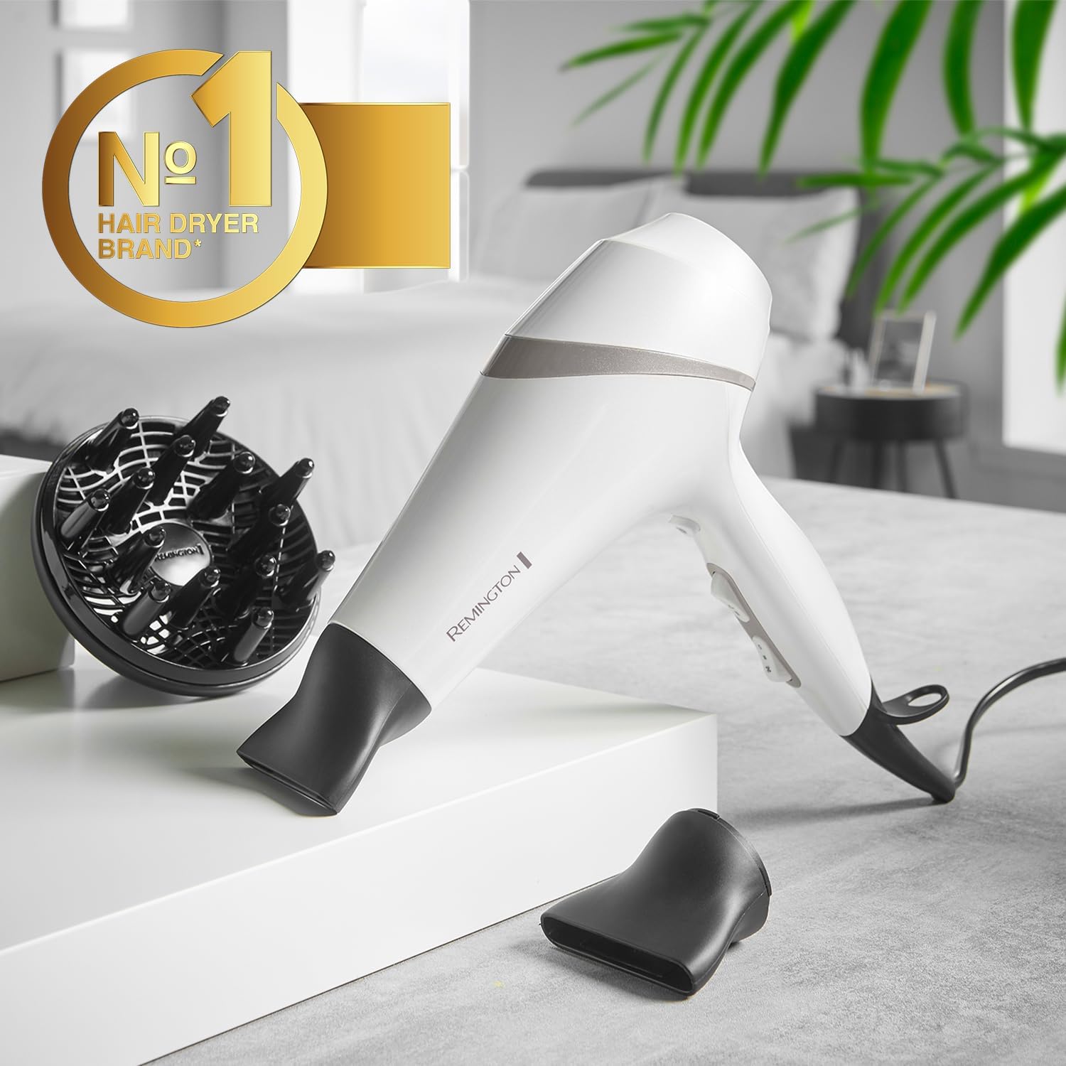 Remington HYDRAluxe Sèche-Cheveux AC8901 – 2300W, Ionic & Hydracare