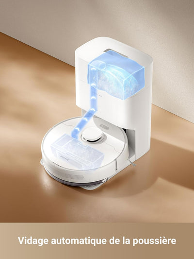 dreame D10 Plus Gen 2 Robot Aspirateur Laveur avec Vidange Automatique Poussière,