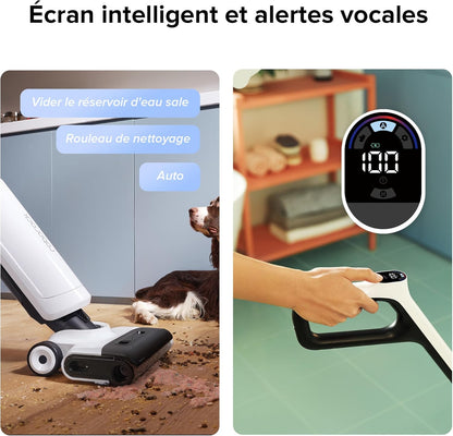 Roborock Flexi Lite – L’Aspirateur Balai Intelligent pour Nettoyage Humide et Sec