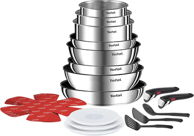 Batterie de cuisine Tefal Ingenio 20 pièces avec poignées amovibles