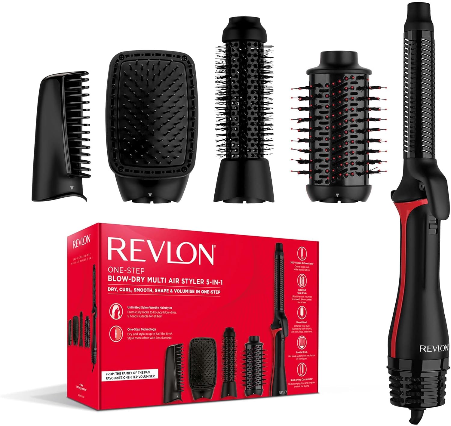 REVLON- 5-EN-1 One-Step Styler multi-usages