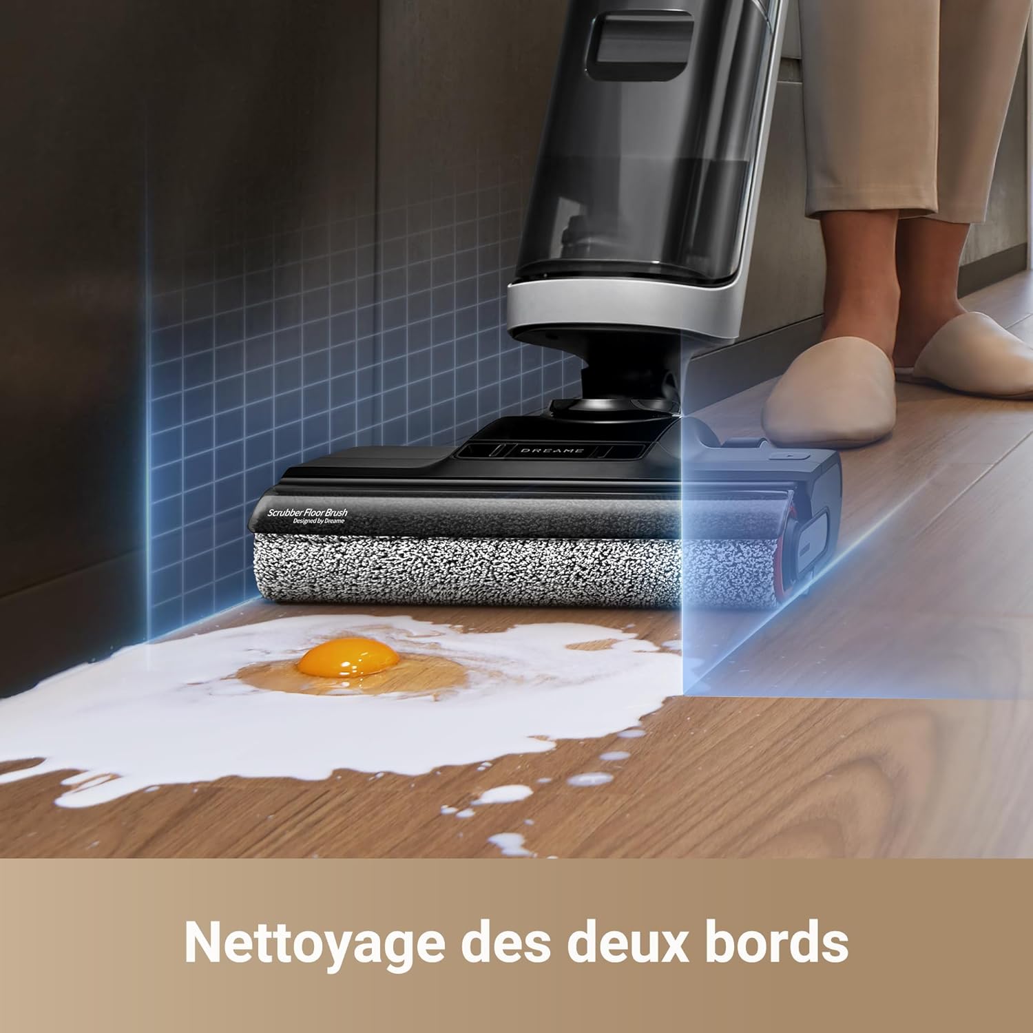 Dreame H12 Pro nettoyage coins et plinthes