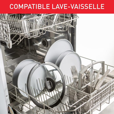 Tefal Ingenio Couvercles en verre 22/24 cm