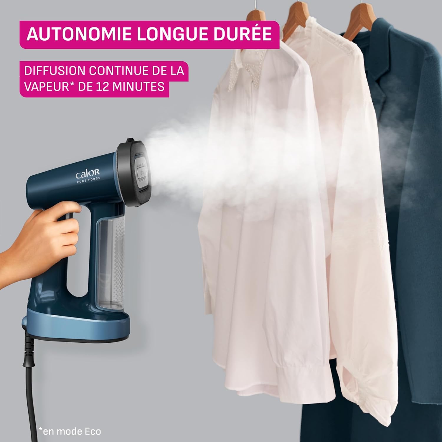 Calor Défroisseur Vapeur 3-en-1 pour Vêtements | Steamer Puissant Chauffe Rapide