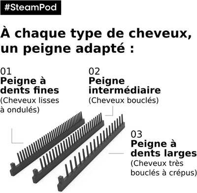 SteamPod 4 - Lisseur Boucleur Vapeur Professionnel