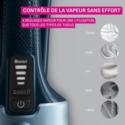 Calor Défroisseur Vapeur 3-en-1 pour Vêtements | Steamer Puissant Chauffe Rapide