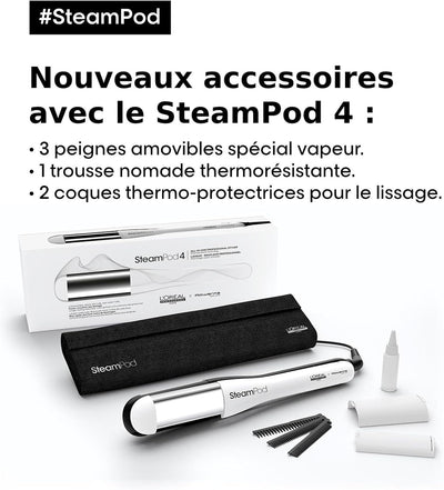 SteamPod 4 - Lisseur Boucleur Vapeur Professionnel