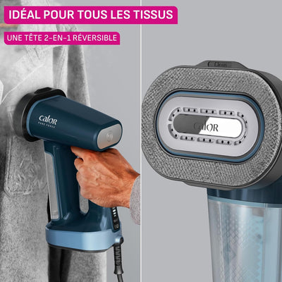 Calor Défroisseur Vapeur 3-en-1 pour Vêtements | Steamer Puissant Chauffe Rapide