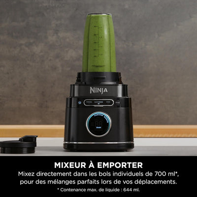 Ninja Detect Power Blender Pro 3-en-1 - Technologie BlendSense Intelligente 1200W