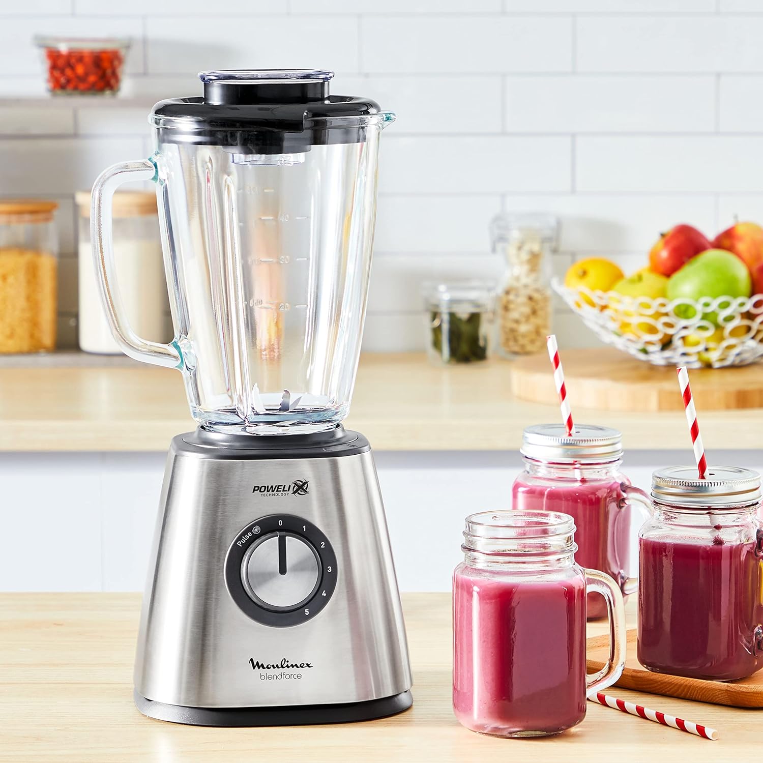 Blender Moulinex 800W Blendforce glass blender