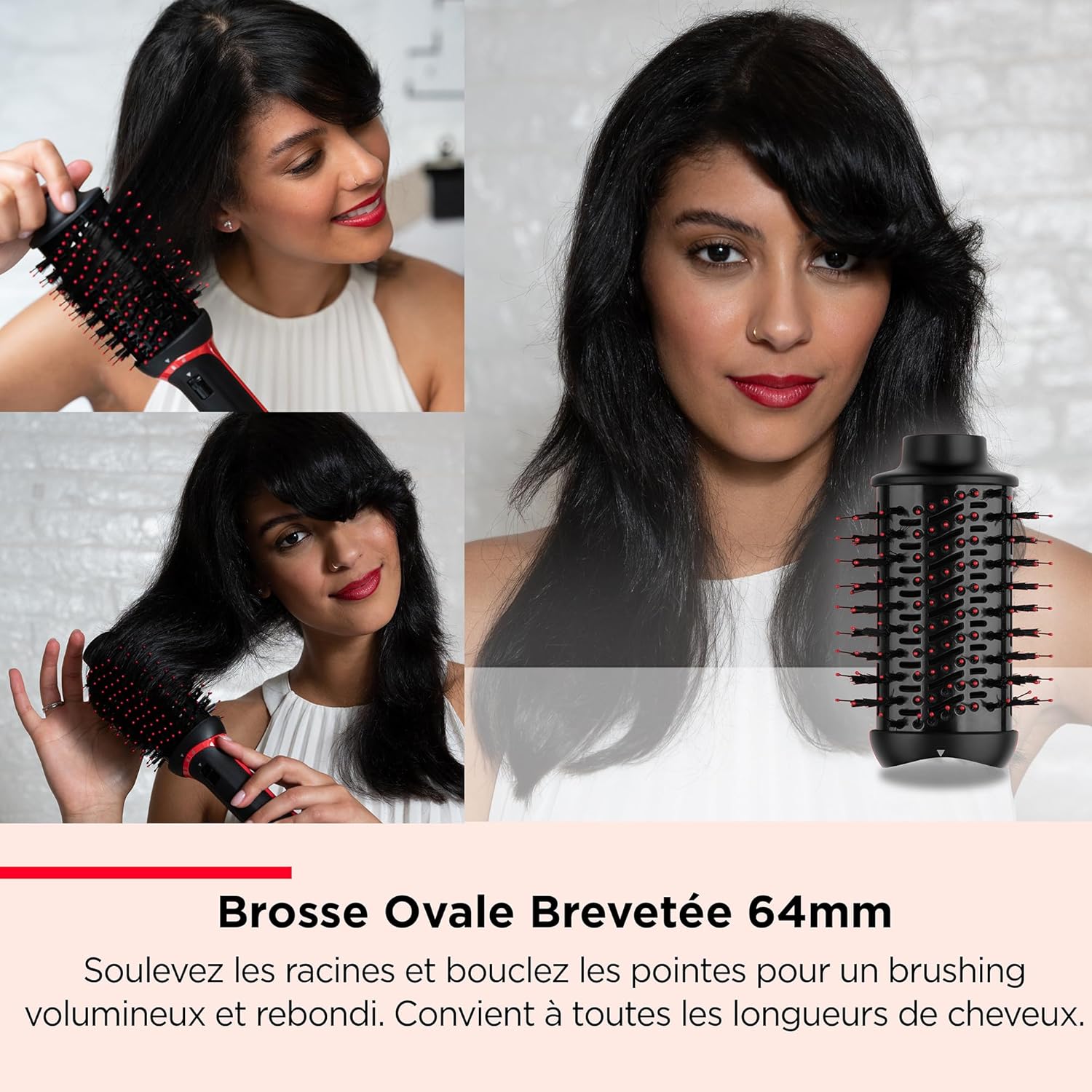 REVLON Brosse coiffante multi-usages One-Step de REVLON - 3-EN-1