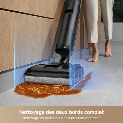 Dreame H12 pro flexreach  Aspirateur Laveur Sans Fil - Nettoyage Humide et Sec
