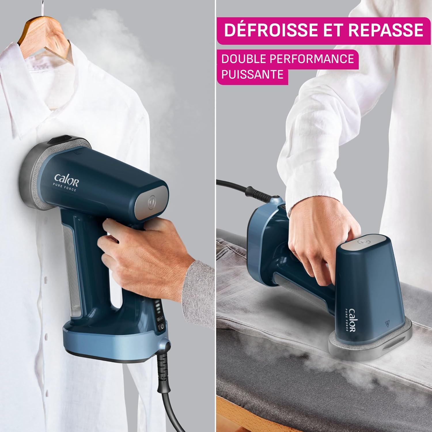 Calor Défroisseur Vapeur 3-en-1 pour Vêtements | Steamer Puissant Chauffe Rapide