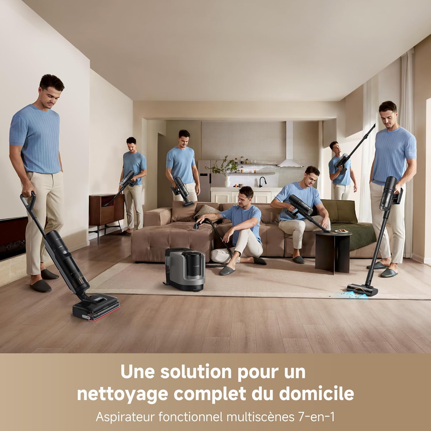 Dreame H15 Mix aspirateur laveur tapis nettoyage