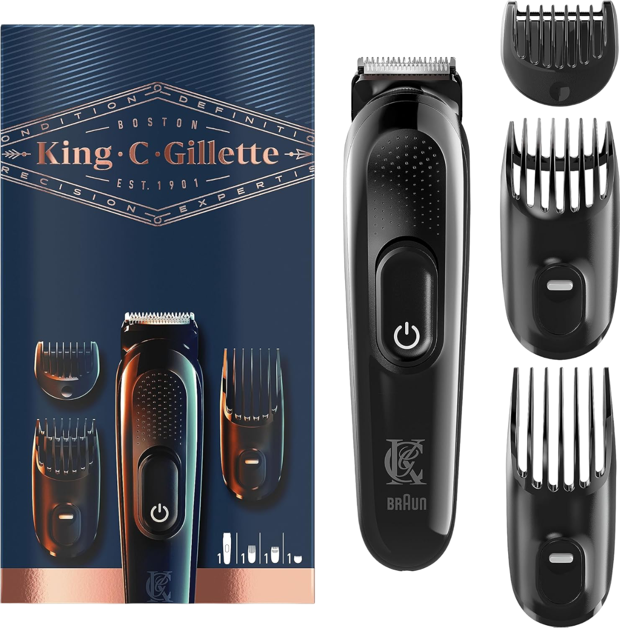 King C. Gillette Tondeuse à Barbe, Sans Fil