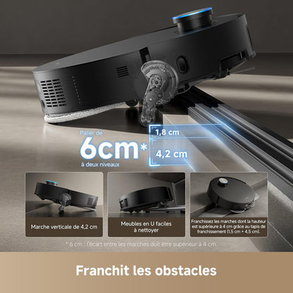 Dreame X50 Ultra Complete Noir Robot Aspirateur Laveur