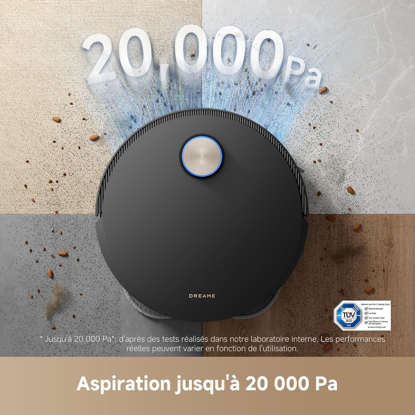 Dreame X50 Ultra Complete Noir Robot Aspirateur Laveur
