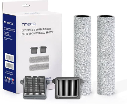 Tineco Ensemble de rouleaux de rechange HEPA et brosse pour Floor One S5