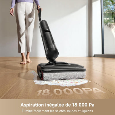 Dreame H12 pro flexreach  Aspirateur Laveur Sans Fil - Nettoyage Humide et Sec