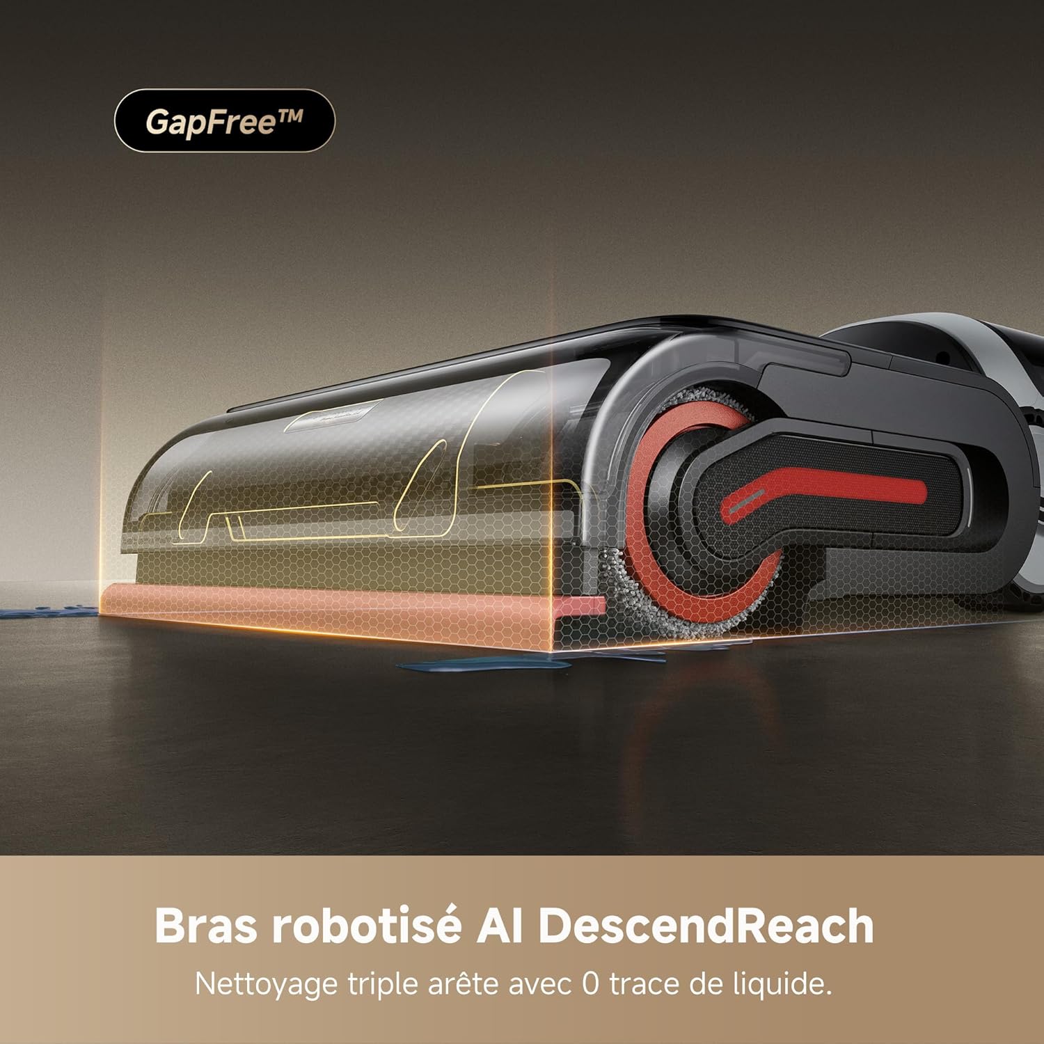 Dreame H15 Pro Heat aspirateur laveur bras robot GapFree AI