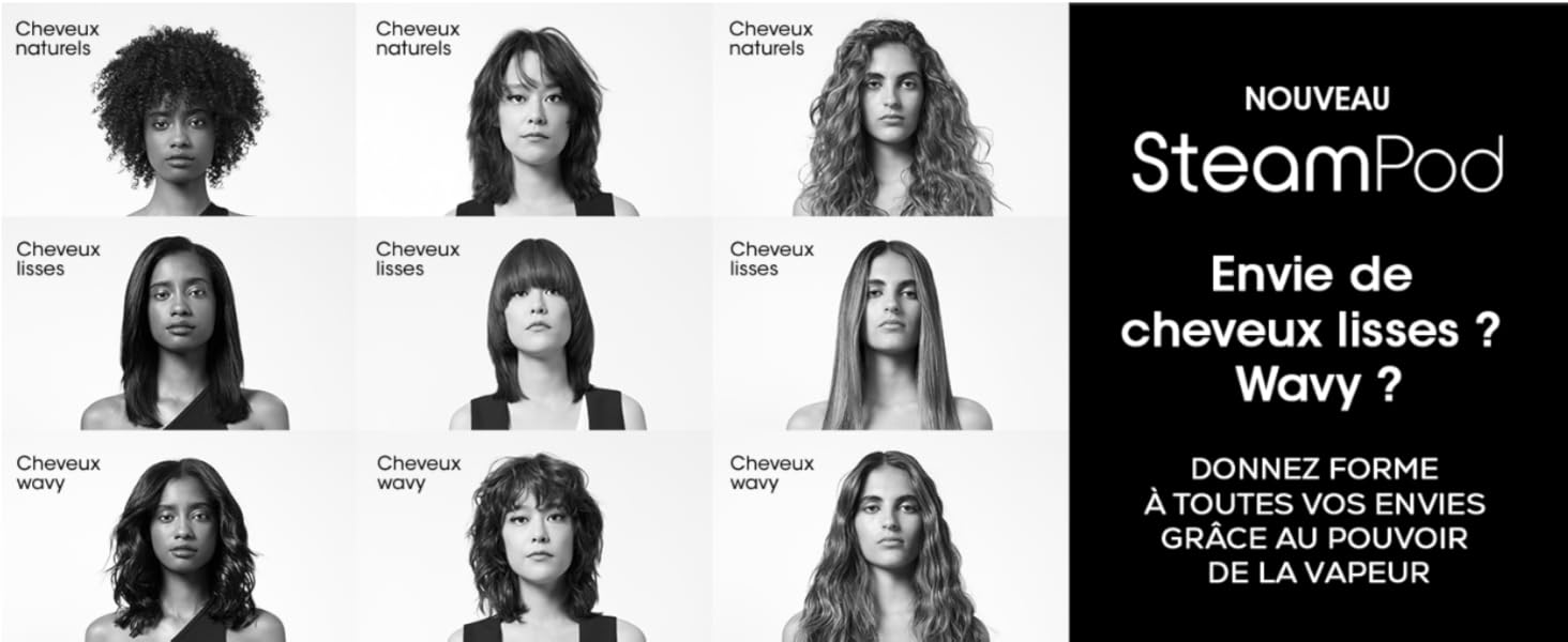 L'Oréal Professionnel  Steampod 3 - Lisseur Vapeur Professionnel 2-en-1