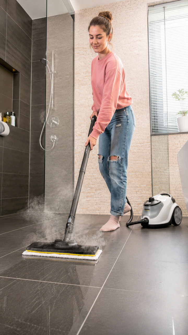 Nettoyage d’une surface pouvant atteindre environ 150 m² par remplissage.