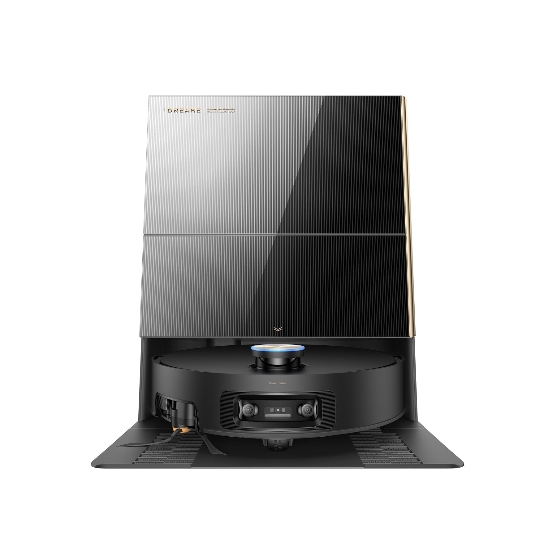 Dreame X60 Pro Ultra Complete – vue en élévation du robot aspirateur laveur – Algérie