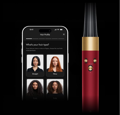 Dyson Airwrap i.d. Multi-Styler and Dryer Straight+Wavy HS08 - Bluetooth Enabled - for Perfect Curls