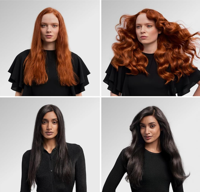 Dyson Airwrap i.d. Multi-Styler and Dryer Straight+Wavy HS08 - Bluetooth Enabled - for Perfect Curls
